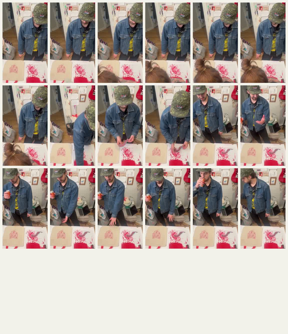 Process Visible Result visual strip